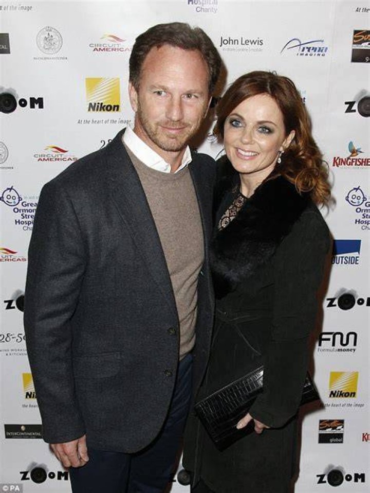 Wholesome: She recently happily married race car boss Christian Horner last year (here in January 2015)